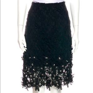 Zac zac Posen crystal embellishments knee-length